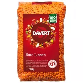 Rote ganze Linsen (Davert)